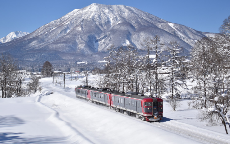 115系電車(古間駅から黒姫駅の間)