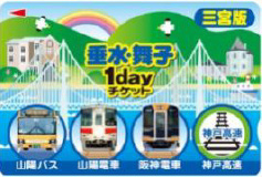 山陽電鉄一日乗車券 6種