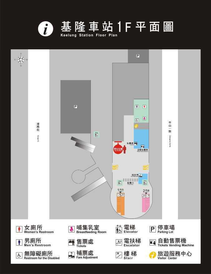 南側出口平面圖