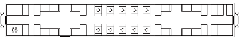 混合式車廂位罝編組方式